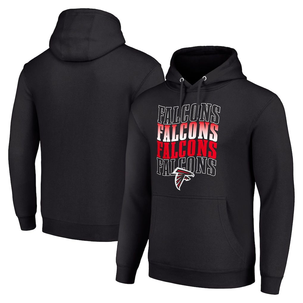 Men 2026 NFL Atlanta Falcons black Hoodie hooded style 04